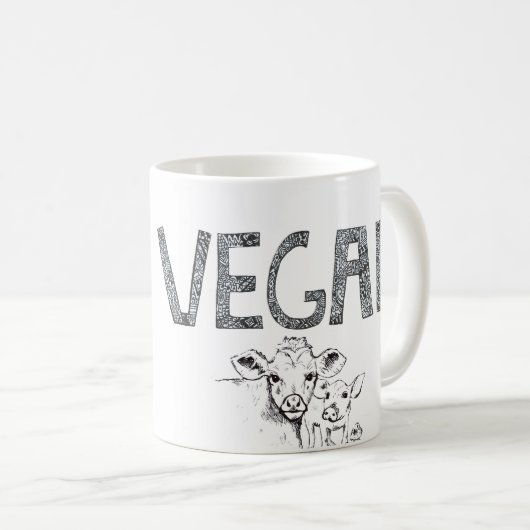 Vegan Coffee Cup Koffiemok (Voorkant rechts)
