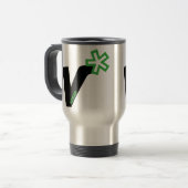 Vegan Coffee Travel Mug Reisbeker (Voorkant links)