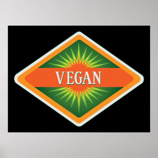 Vegan Colors Logo Poster (Voorkant)