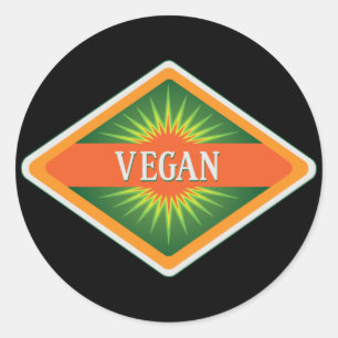 Vegan Colors Logo Ronde Sticker