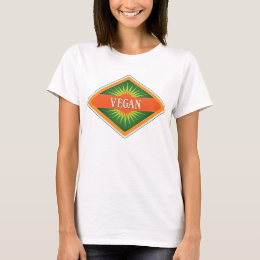 Vegan Colors Logo T-shirt (Voorkant)