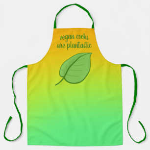 "Vegan Cooks are Plantastic" Schort