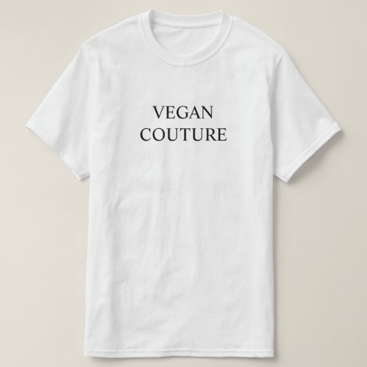 Vegan Couture T-shirt (Design voorkant)
