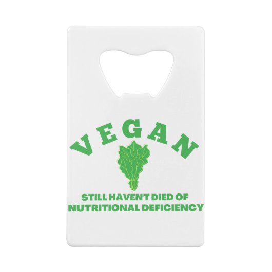 vegan creditkaart flessenopener (Achterkant)