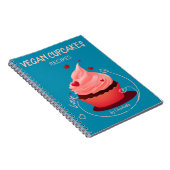 Vegan Cupcakes Recipes, Custom Recipe Book Notitieboek (Rechterzijde)