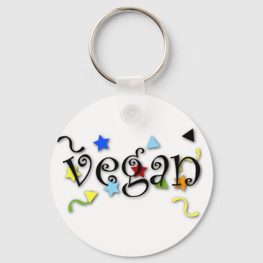 Vegan Curls Sleutelhanger (Voorkant)