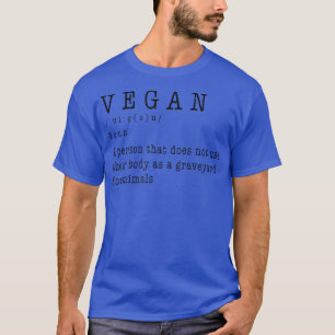 Vegan-definitie veganvegetariër t-shirt