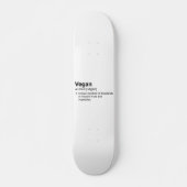 Vegan Definition Persoonlijk Skateboard (Voorkant)