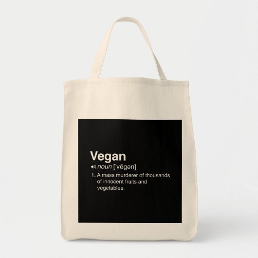 Vegan Definition Tote Bag (Voorkant)