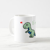 Vegan Dinosaur Kind Dino Koffiemok (Voorkant links)