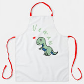 Vegan Dinosaur Kind Dino Love Animals Schort (Voorkant)