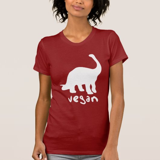 Vegan Dinosaur T-shirt (Voorkant)