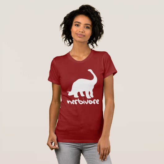 Vegan Dinosaur T-shirt (Voorkant volledig)
