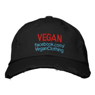 VEGAN Distressed Geborduurde Pet