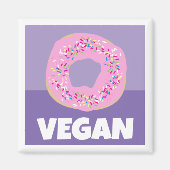 Vegan Donut Magnet (Voorkant)
