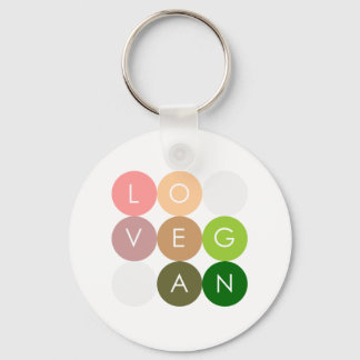 Vegan Dot Love Sleutelhanger