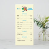 Vegan Eatery Flat Menu Pricing List (Staand voorkant)