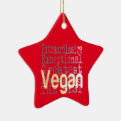 Vegan Extraordinaire Keramisch Ornament (Rechts)