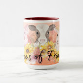 Vegan Faces of Friends Coffee Mok (Midden)