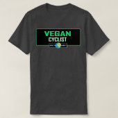 Vegan-fietser T-shirt (Design voorkant)