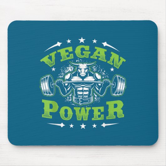 Vegan Fitness Workout I'm Vegan Wer  Muismat (Voorkant)
