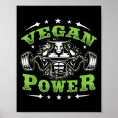 Vegan Fitness Workout I'm Vegan Wer  Poster (Voorkant)