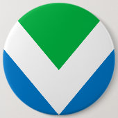 Vegan Flag Badge Pin Button (Voorkant)