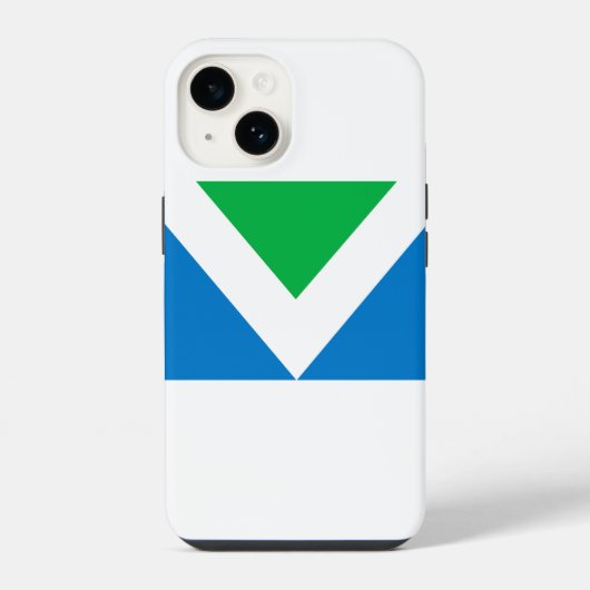Vegan Flag iPhone Hoesje (Achterkant)