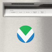 Vegan Flag Magneet (Insitu (Vaatwasser))