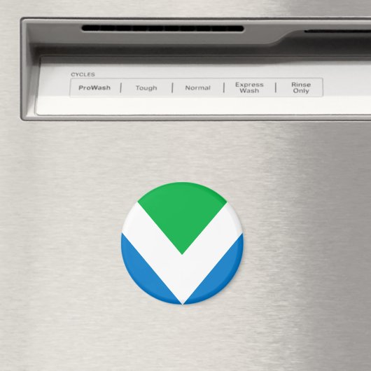 Vegan Flag Magneet (Insitu (Vaatwasser))