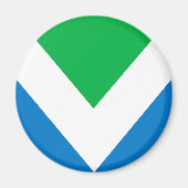 Vegan Flag Magneet (Voorkant)