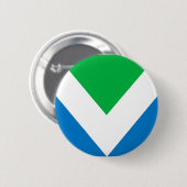 Vegan Flag Ronde Button 5,7 Cm (Voorkant /achterkant)