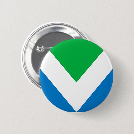 Vegan Flag Ronde Button 5,7 Cm (Voorkant /achterkant)