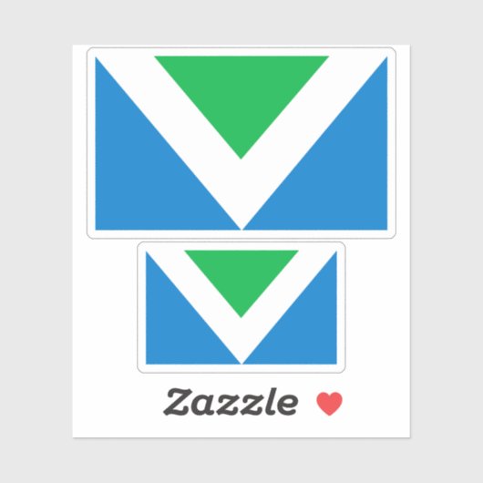 Vegan Flag Sticker (Vel)