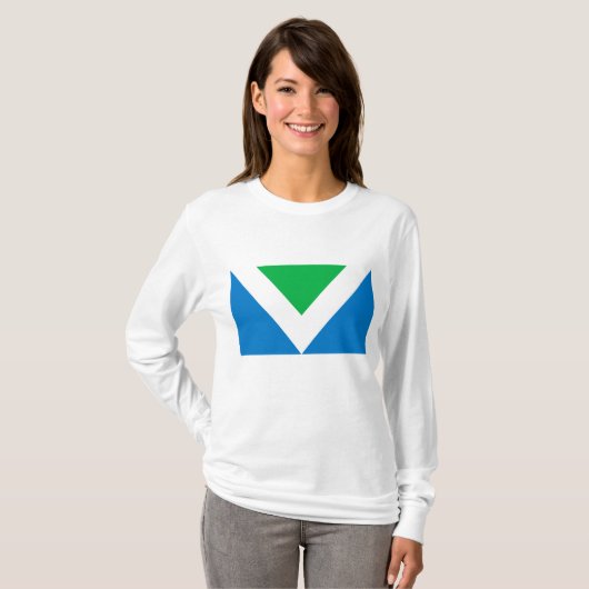 Vegan Flag T-shirt (Voorkant volledig)