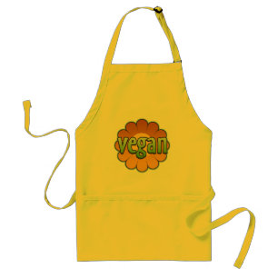 Vegan Flower BBQ Apron Standaard Schort