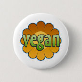 Vegan Flower Button (Voorkant)