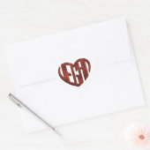 Vegan Flower Heart Hart Sticker (Envelop)