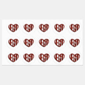 Vegan Flower Heart Labels (Vel)
