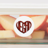 Vegan Flower Heart Labels (Aangebracht)