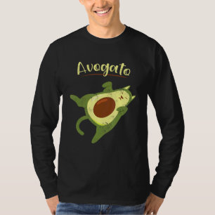 Vegan Food Avogato Domestic Cat Kat Pet for Avoc T-shirt