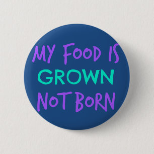 Vegan Food Ronde Button 5,7 Cm