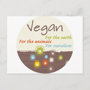 Vegan for a Reason Apparel and Gifts Briefkaart