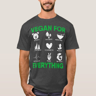 Vegan for Alles Plant Vegetarian Diet Veggies T-shirt