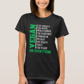 Vegan For Everything T-shirt (Voorkant)