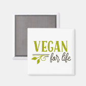 Vegan for Life Magneet (Voorkant / Achterkant)