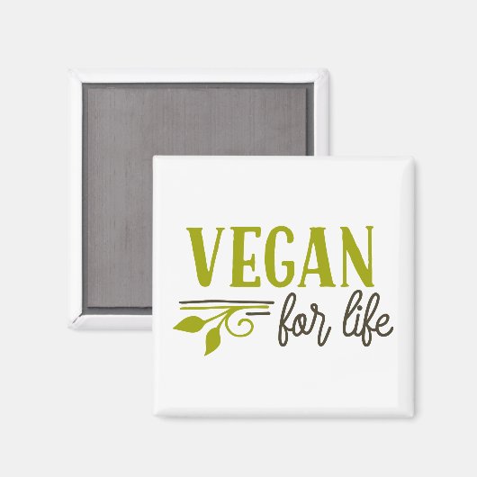 Vegan for Life Magneet (Voorkant / Achterkant)