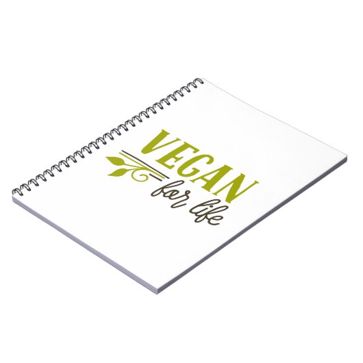 Vegan for Life Notitieboek (Linkerzijde)