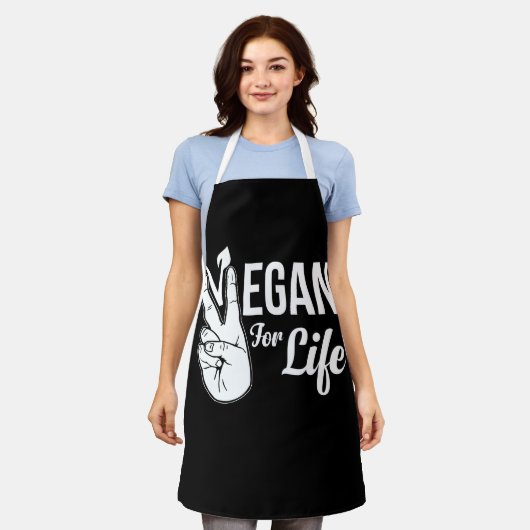 Vegan for Life Schort (Gedragen)