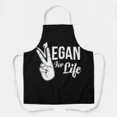 Vegan for Life Schort (Voorkant)